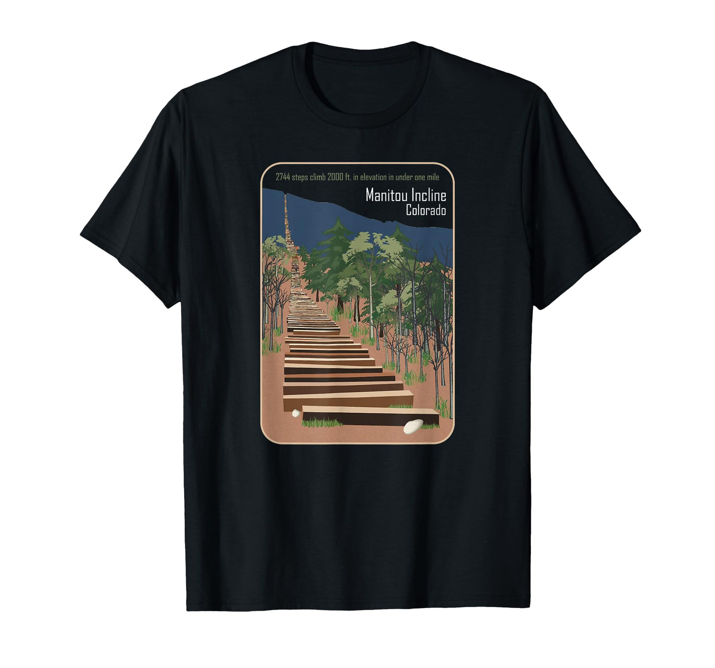 Manitou Incline, Colorado T-Shirt