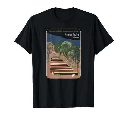 Manitou Incline, Colorado T-Shirt