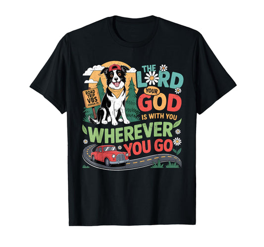 Road Trip VBS 2025 Christian Dog Bible Theme T-Shirt for Men Women Kids