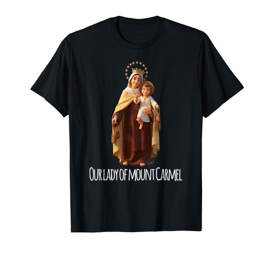 Our Lady of Mount Carmel Marian Catholic T-Shirt