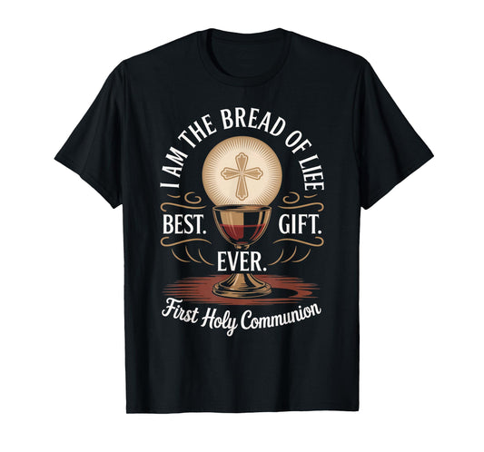 The Bread Of Life Wafer Catholic Eucharist Holy Communion T-Shirt