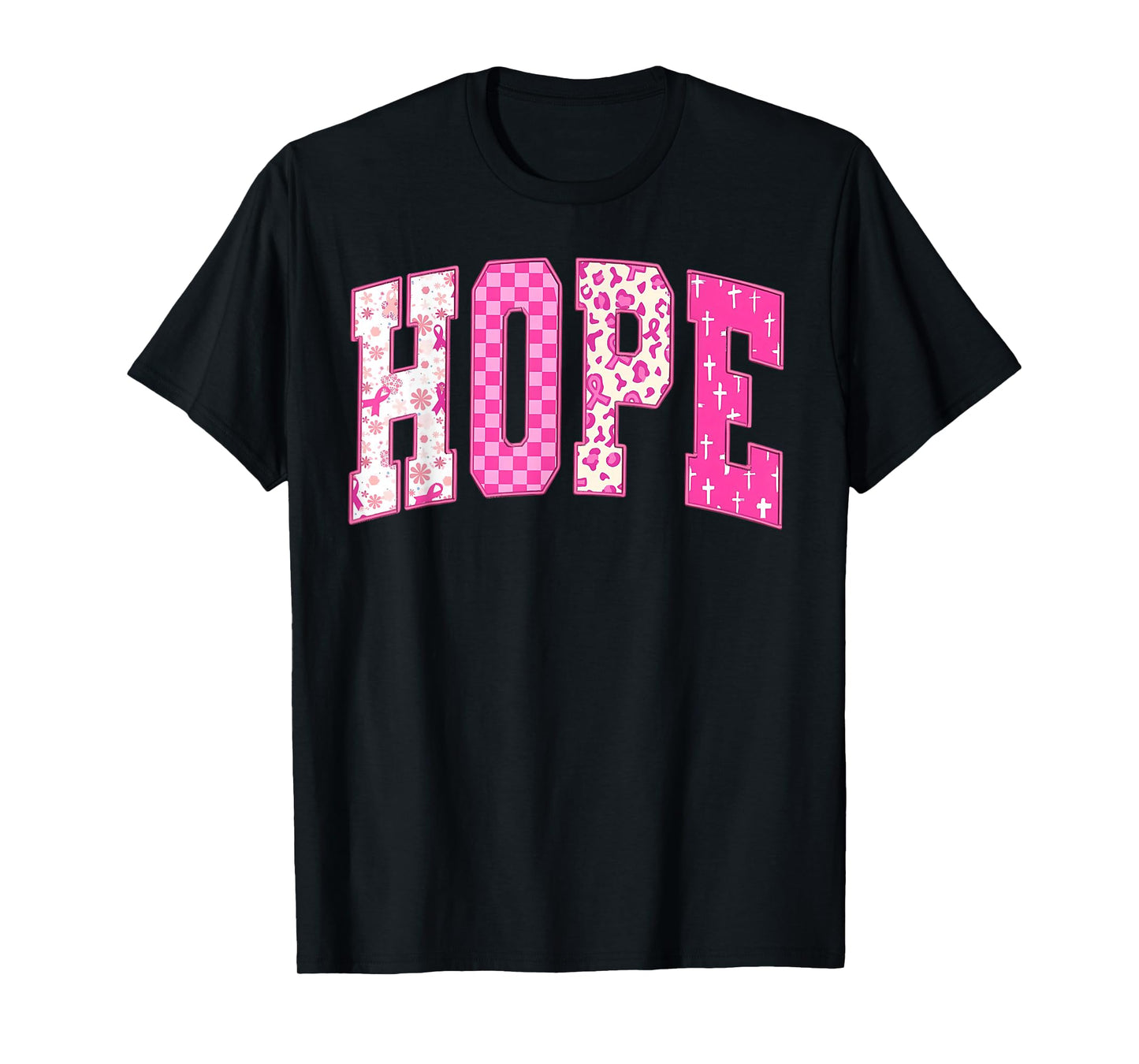 Breast Cancer Christian Fight Hope Faith Love Matching Group T-Shirt
