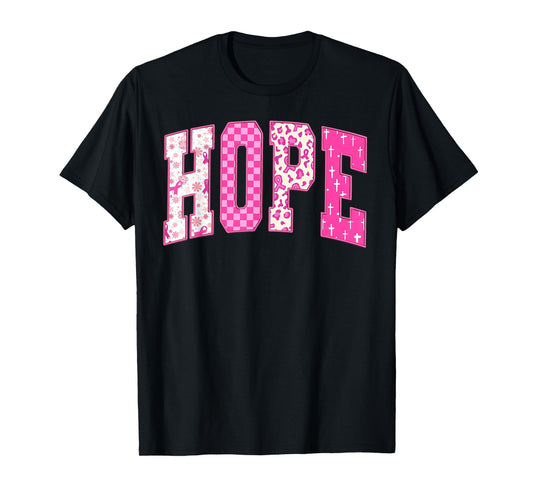 Breast Cancer Christian Fight Hope Faith Love Matching Group T-Shirt