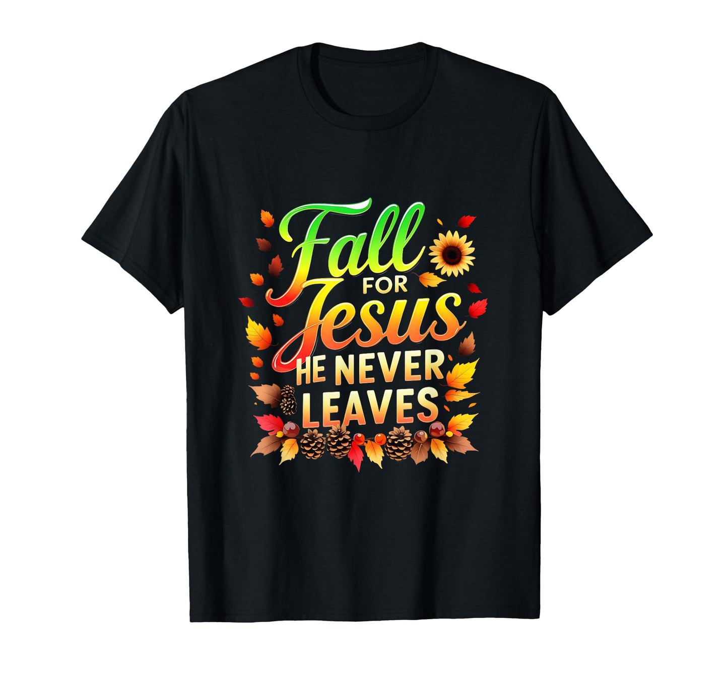 Fall Christian Thanksgiving Jesus My Favourite Season Autumn T-Shirt