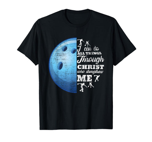Christian Bowling Funny Personalized Team Gift For Men Women T-Shirt