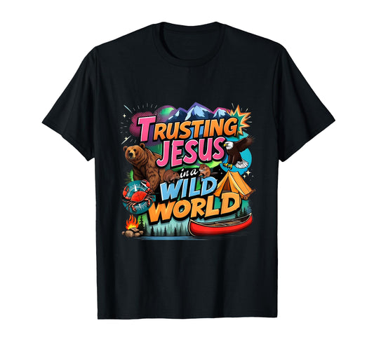 VBS 2025 Trusting Jesus Wild World Team Tee T-Shirt