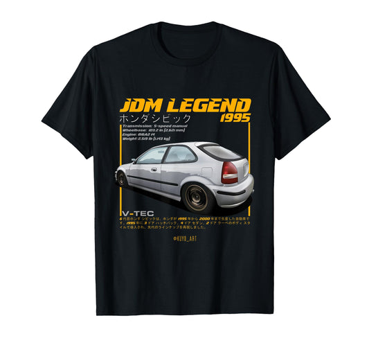 Civic EK 1995 Type R Japanese Car T-Shirt
