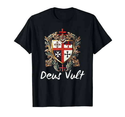Catholic Knight Templar Crusader Cross Latin T-Shirt