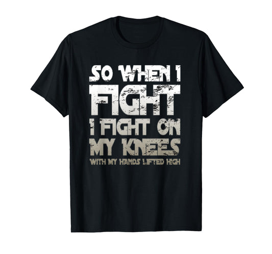 Battle Belongs To The Lord Christian Inspirational Faith T-Shirt