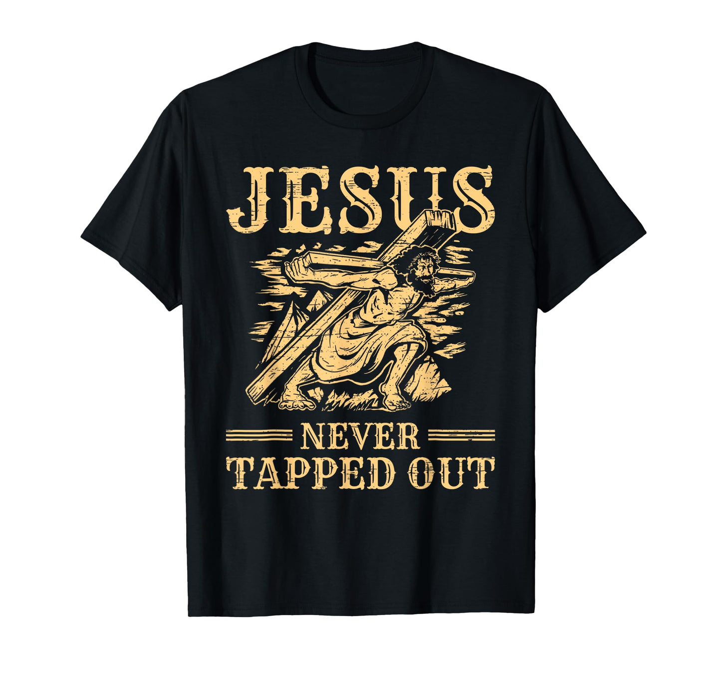 Easter Jesus never Tapped out Resurrection Sunday Rabbit T-Shirt