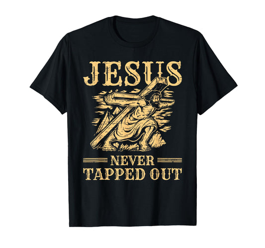 Easter Jesus never Tapped out Resurrection Sunday Rabbit T-Shirt