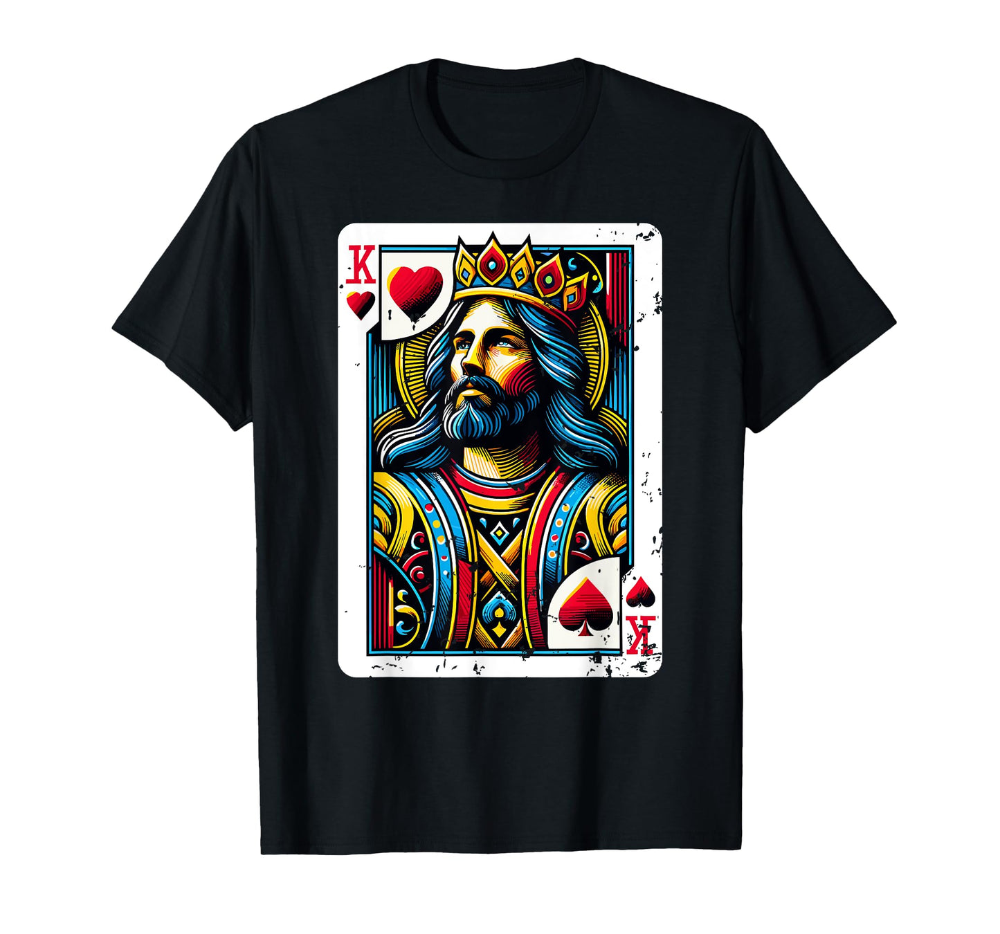Jesus King Card Christian Bible T-Shirt