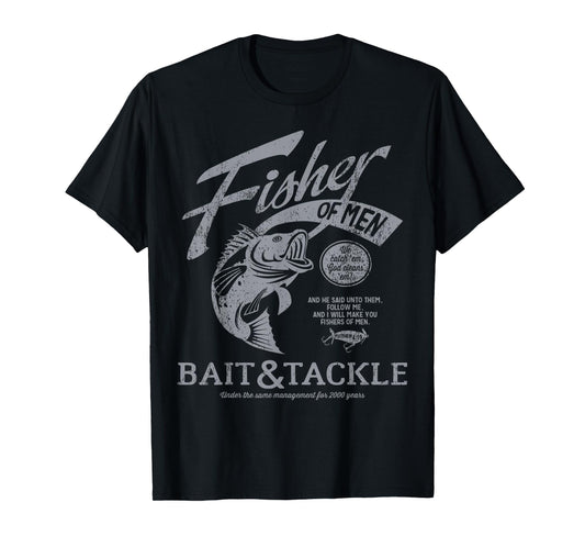 Fishers of Men Graphic Religious Inspired by Matthew 4:19 T-Shirt