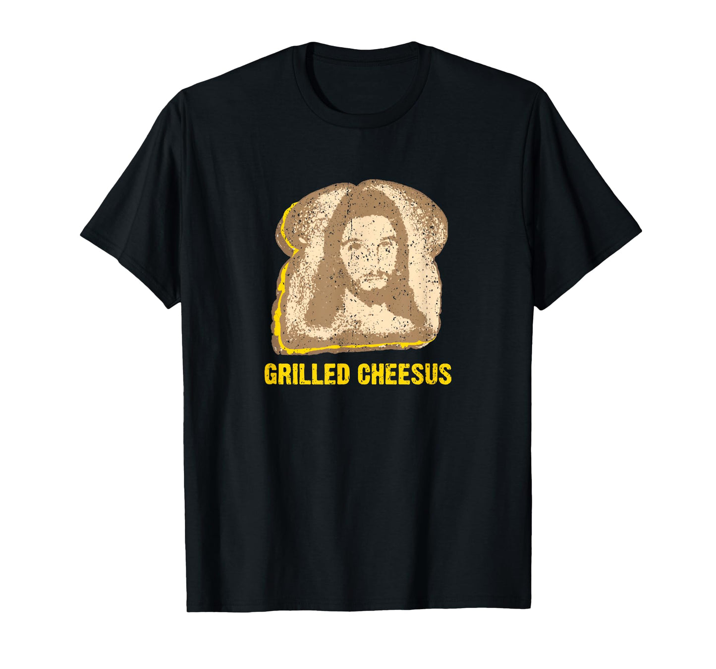 Vintage Grilled Cheesus Jesus Religious Bible Verse T-Shirt