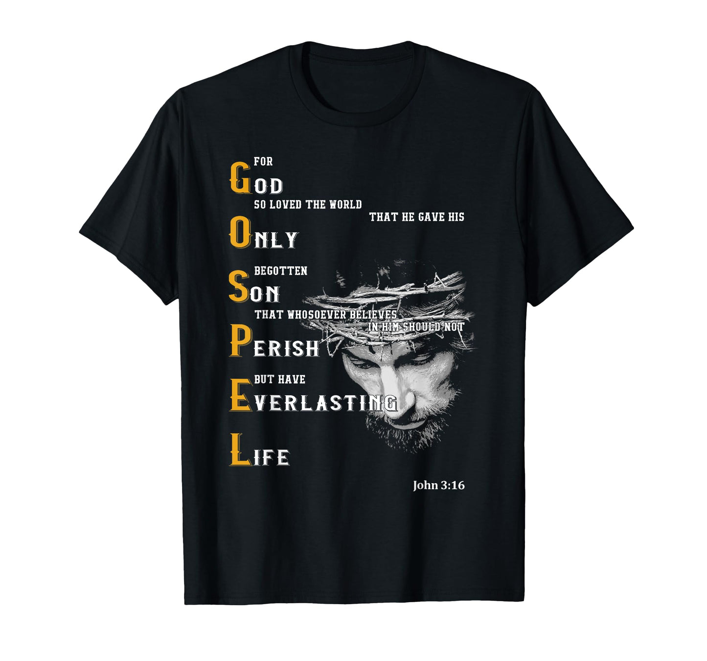 For God So Loved The World Love Jesus Christian T-Shirt