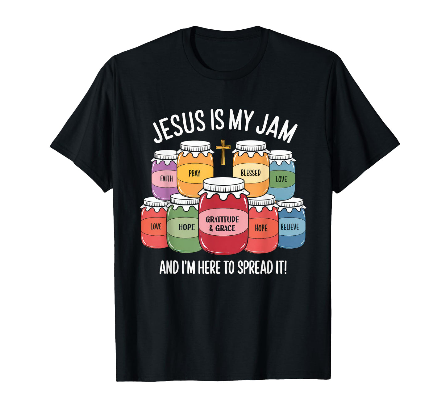 Jesus is My Jam Tshirt Men Women Christian Bible Verse T-Shirt