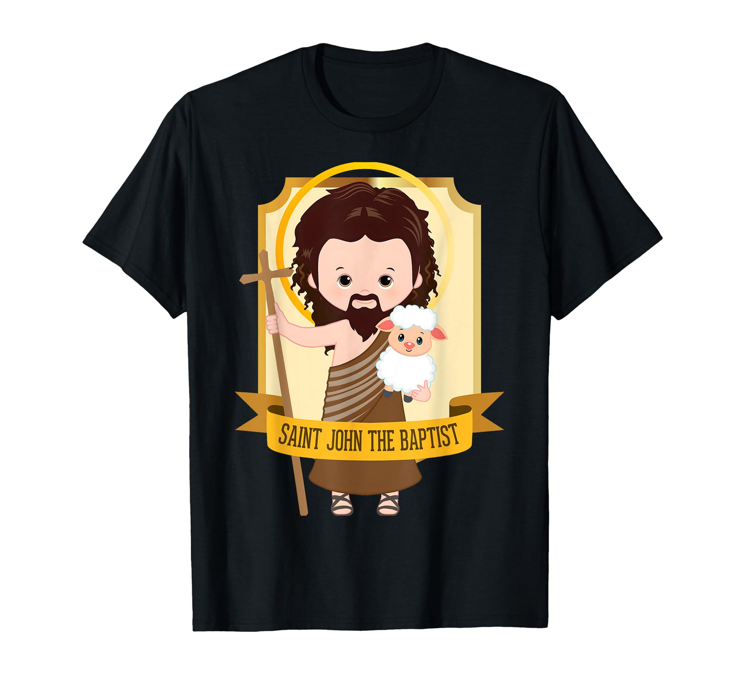 Saint John the Baptist Bible Gospel Cute Catholic Saint Kids T-Shirt