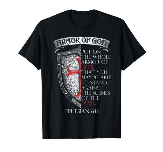 Armor Of God Ephesians 6:17 Bible Verse Christian T-Shirt