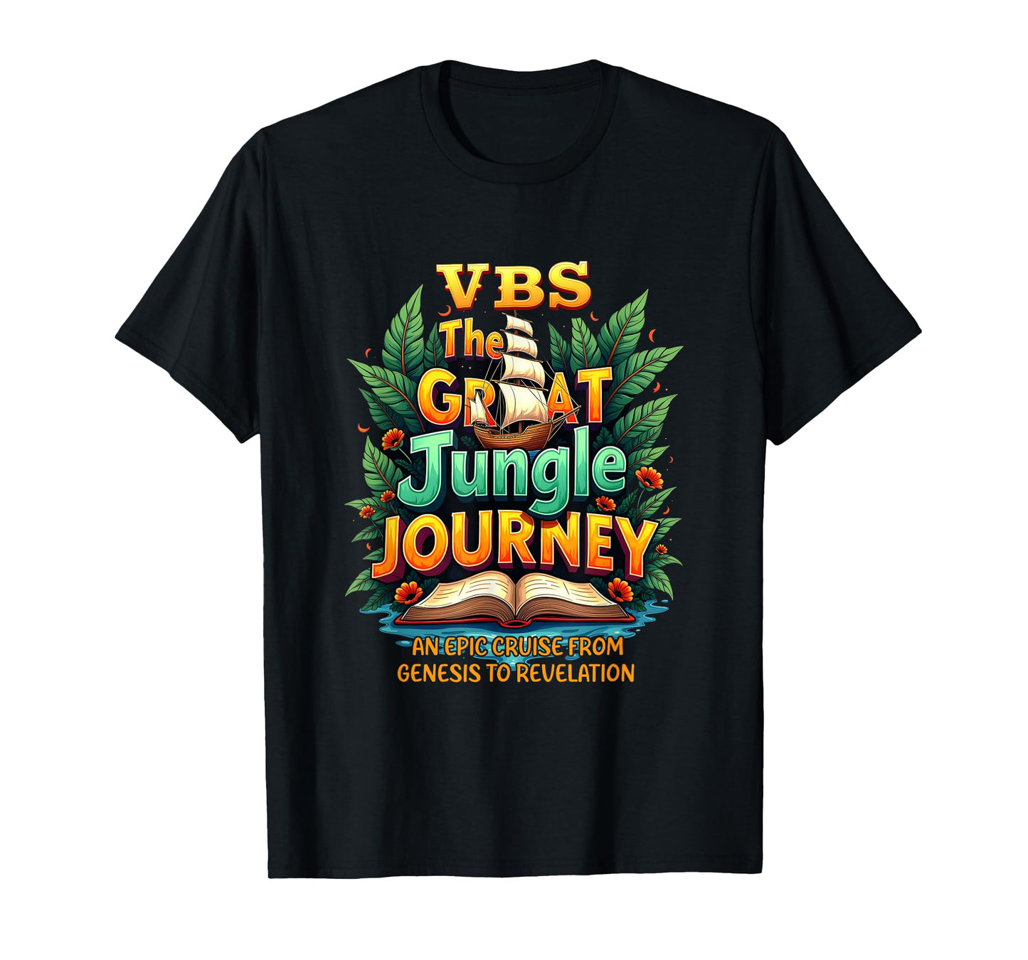 Jungle Journey VBS Campers Vacation Camp VBS 2025 Youth T-Shirt