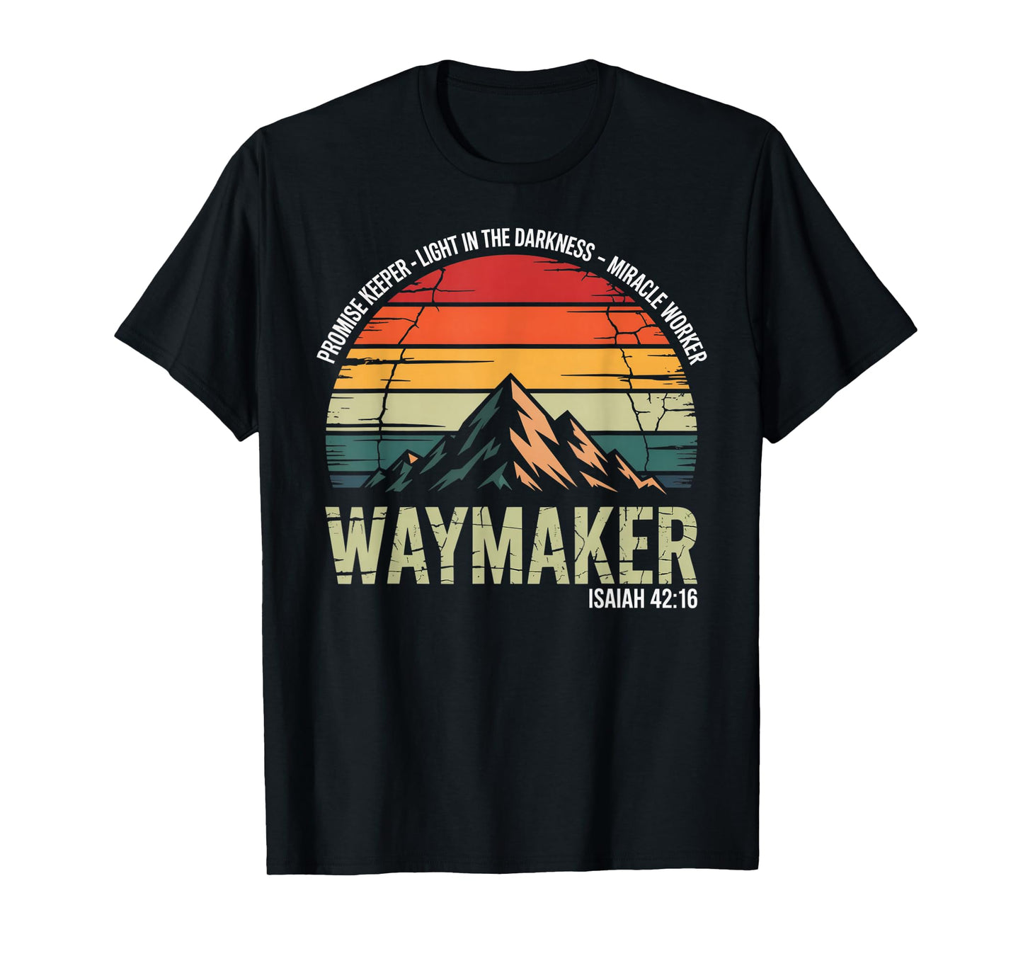 Waymaker Vintage Promise Keeper Miracle Worker Christian T-Shirt