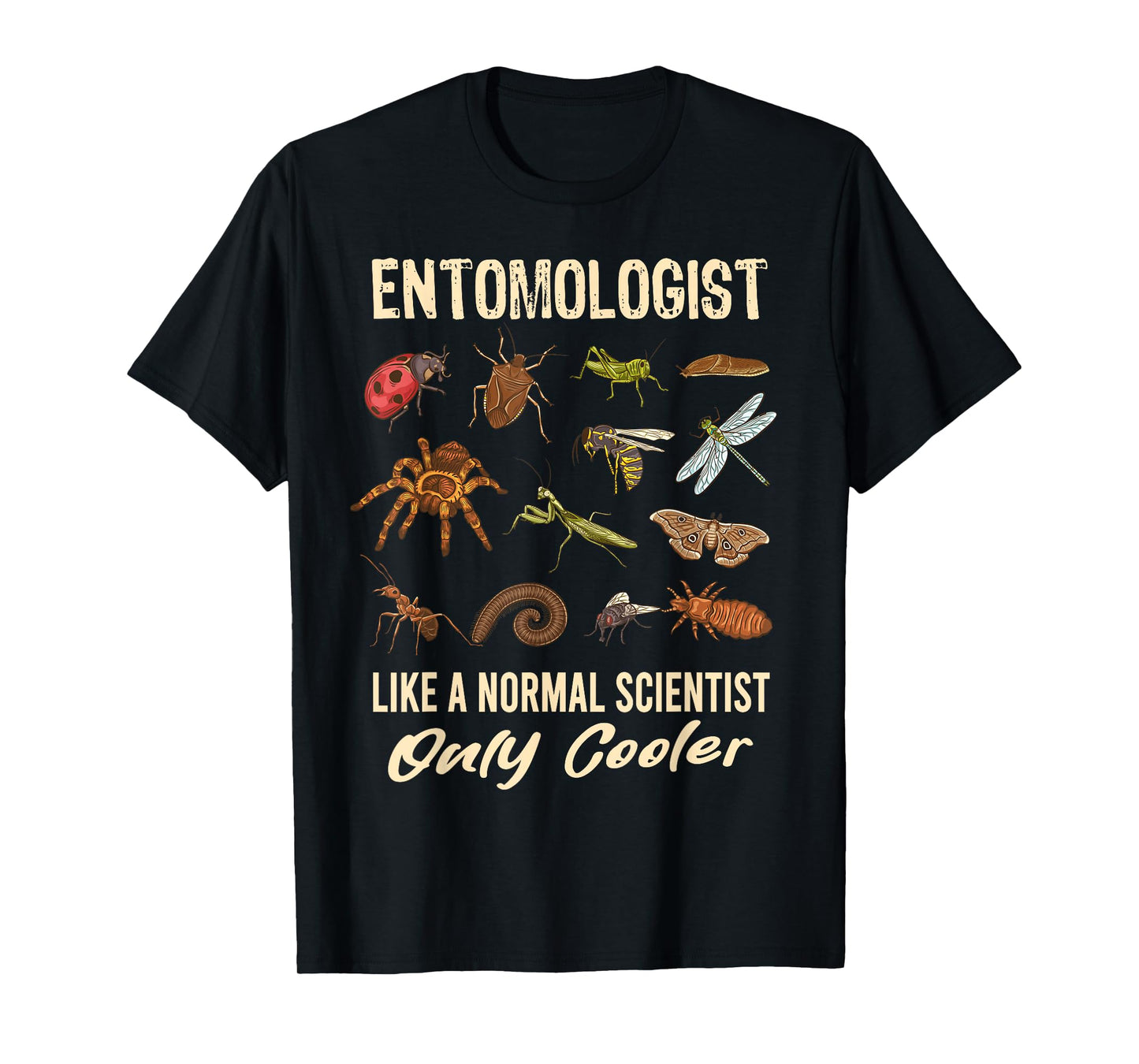 Entomologist Definition Funny Entomology Science Insect T-Shirt