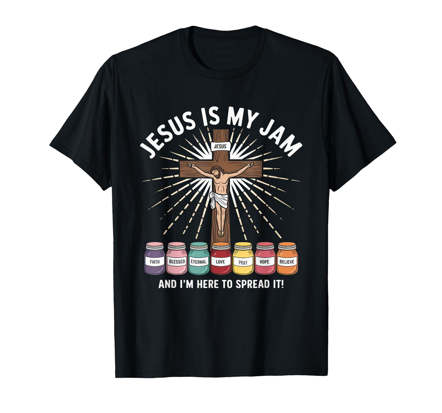 Jesus is My Jam Tshirt Men Women Christian Bible Verse T-Shirt
