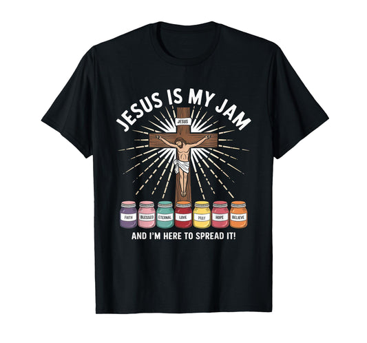 Jesus is My Jam Tshirt Men Women Christian Bible Verse T-Shirt
