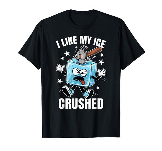 I Like My Ice Crushed Funny Subtle Immigrants Abolish T-Shirt