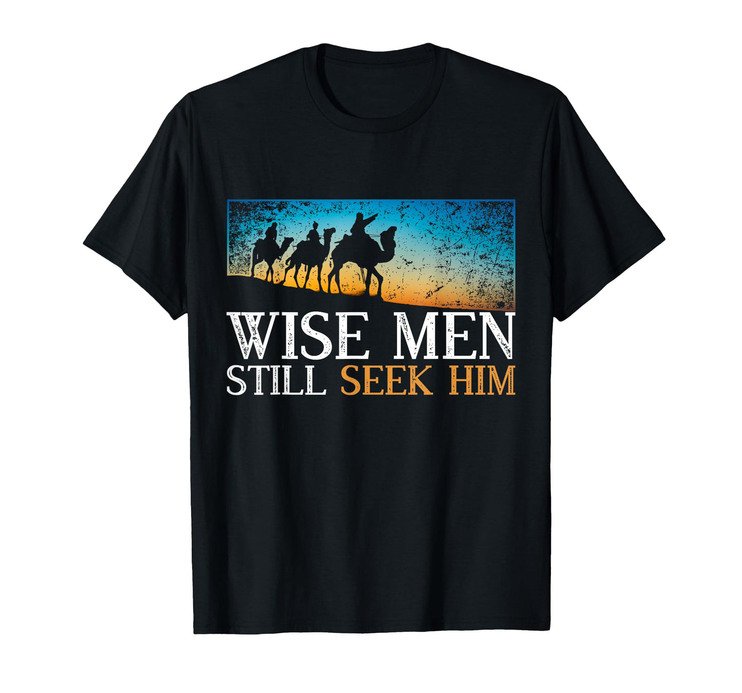 Desert Christian Men Gift Holy Bible Christianity Prayer T-Shirt