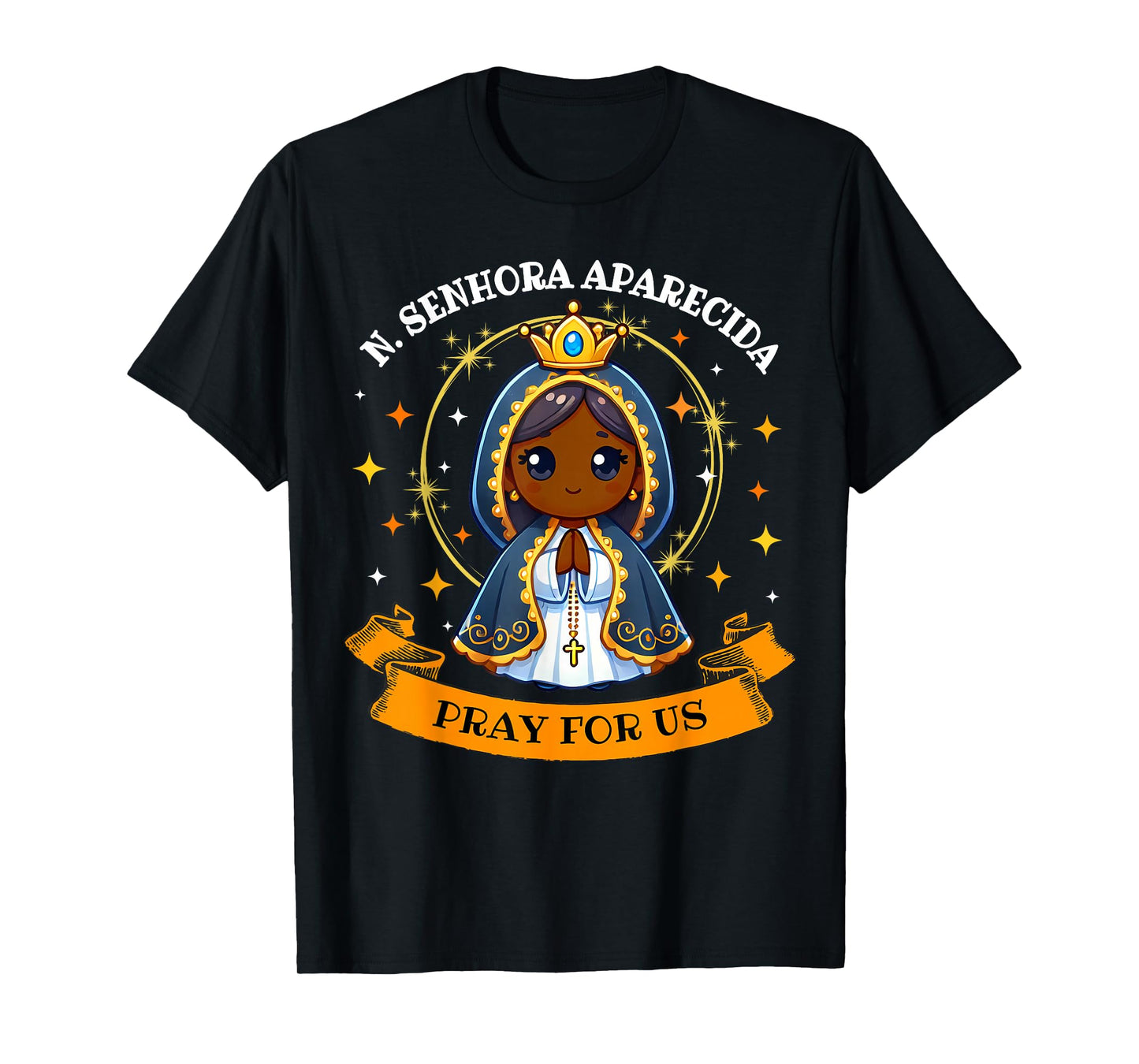Nossa Senhora Aparecida Brasil Catholic Christians for Kids T-Shirt