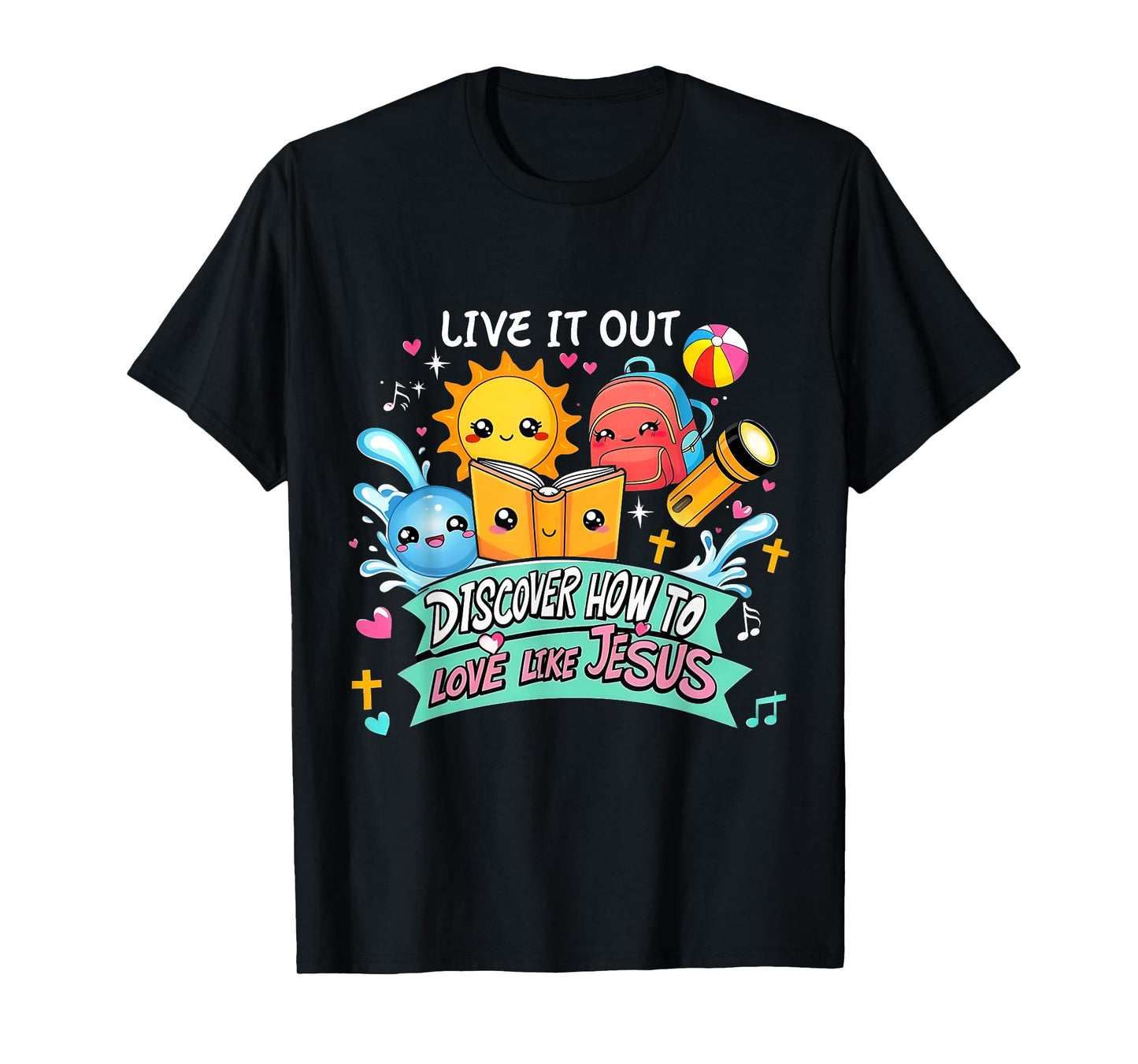 Live It Out Love Like Jesus VBS Summer 2025 Tee T-Shirt