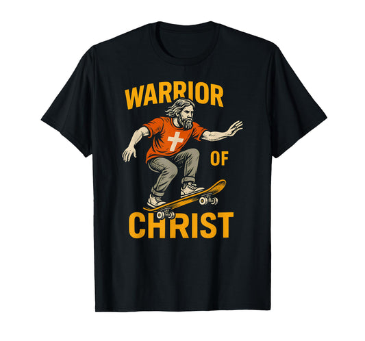 Christian Fitness Warrior of Christ Cool Mens Faith Apparel T-Shirt