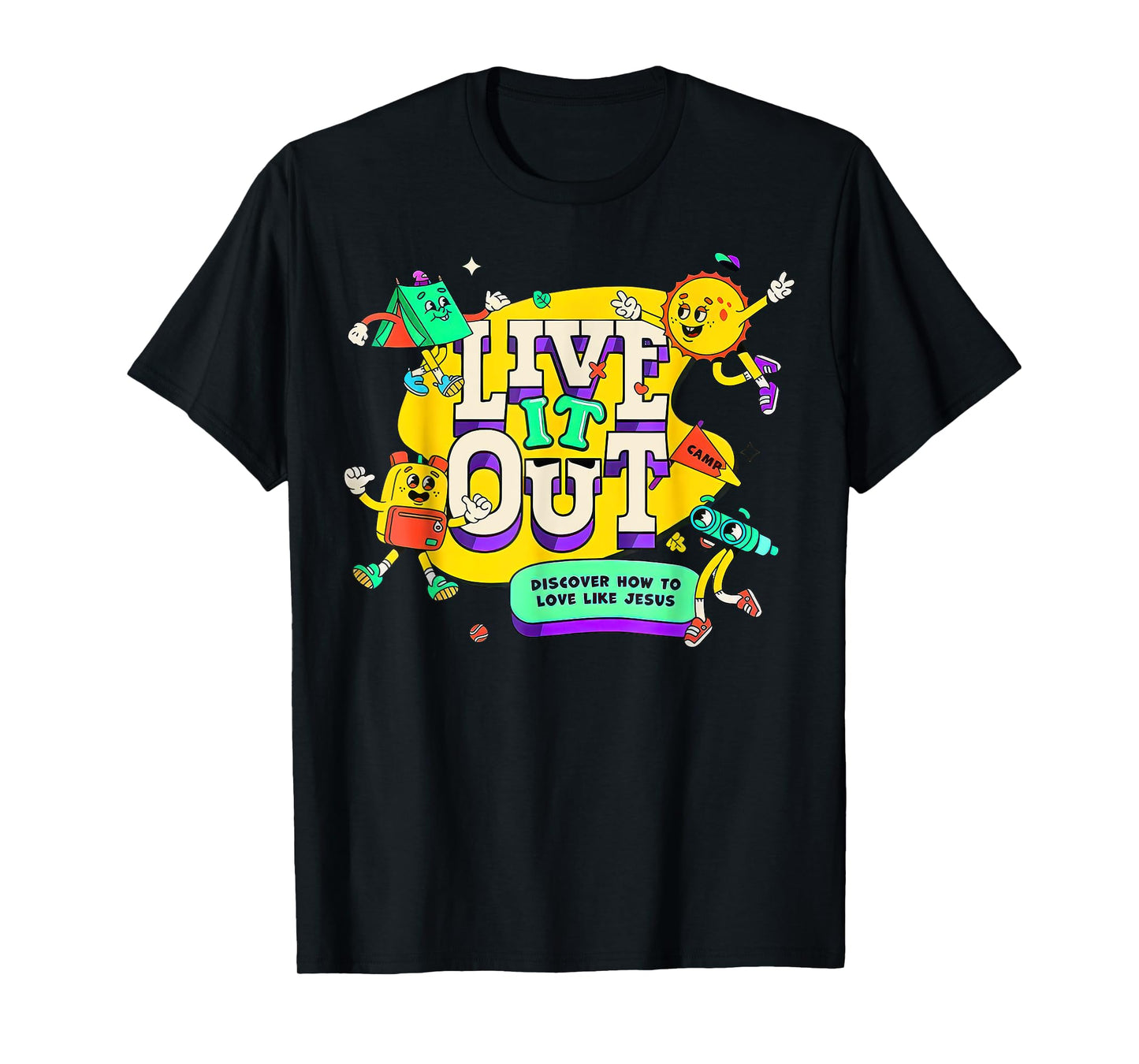 Live It Out Discover How To Love Like Jesus VBS 2025 T-Shirt