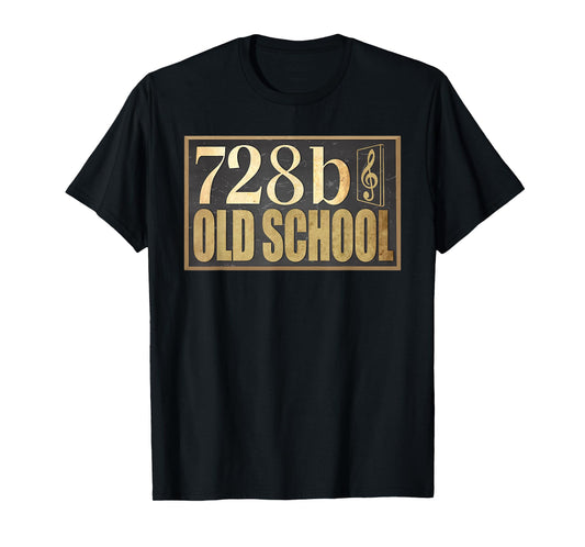 728b Old School Music Song Church Christ T-Shirt