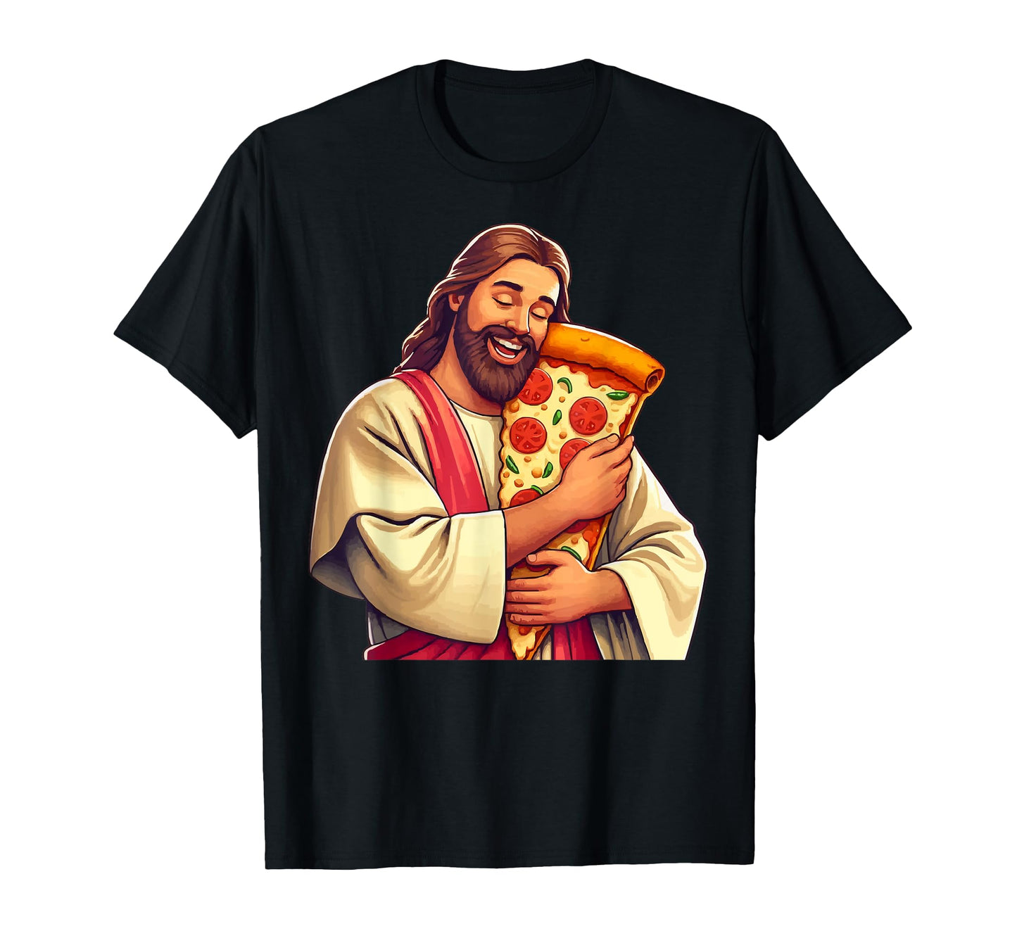 Funny Jesus Pizza Lover Christian Humor Tee Pizza Joke T-Shirt