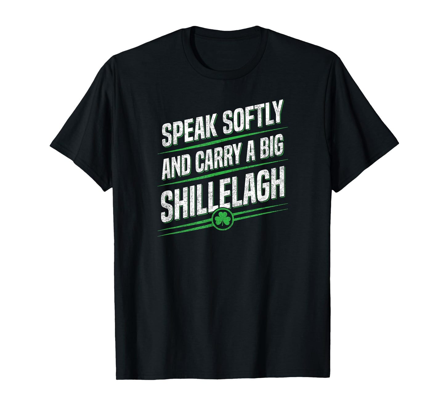 Funny Irish Shillelagh tee St. Patricks Shamrock Big Stick T-Shirt