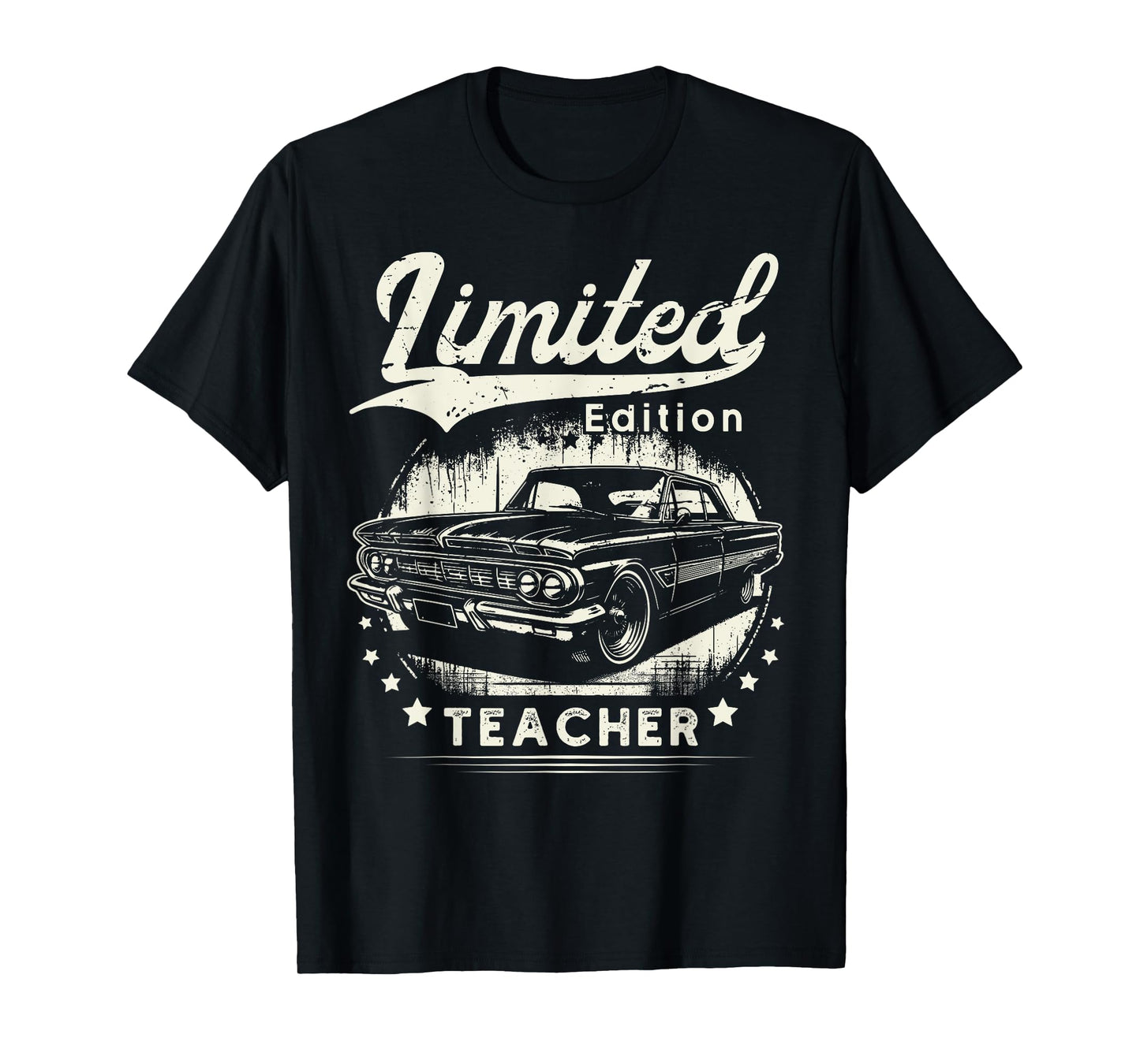 Teacher Job School classic car Birthday Worker Professional T-Shirt