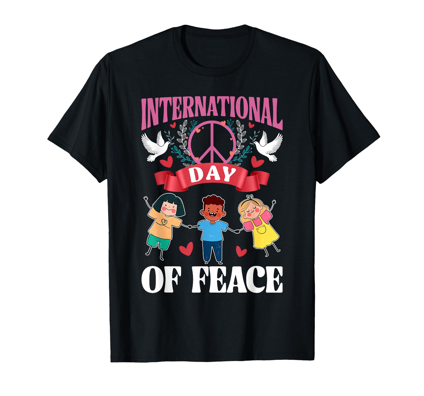 International Day of Peace World Peace Day September 21 Kids T-Shirt
