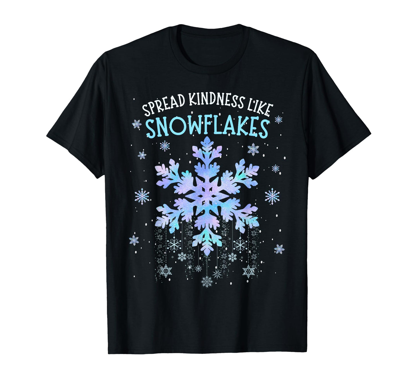Spread Kindness Like Snowflakes Christmas Teacher Unity Day T-Shirt