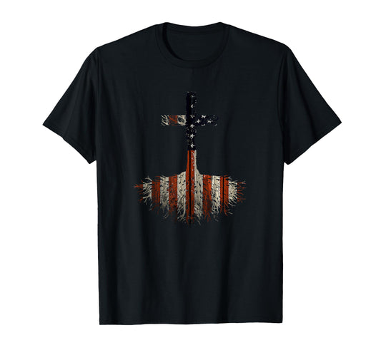 Root Your Faith American Flag Edition T-Shirt