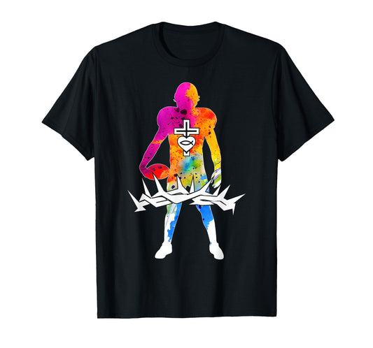 Religious Jesus Football Christian GOD Football T-Shirt