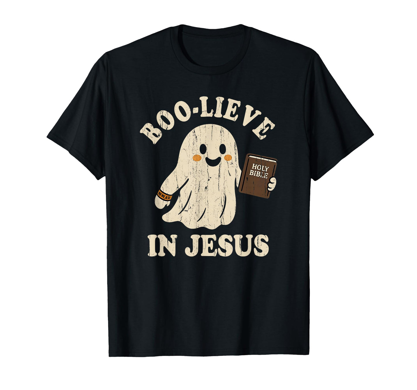 Boo-Lieve in Jesus, Christian Halloween T-Shirt