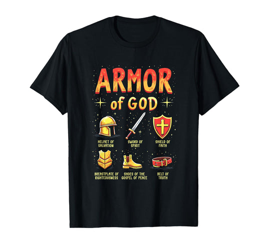 Cute Baby Boy Toddler Jesus Armor Of God Christian T-Shirt