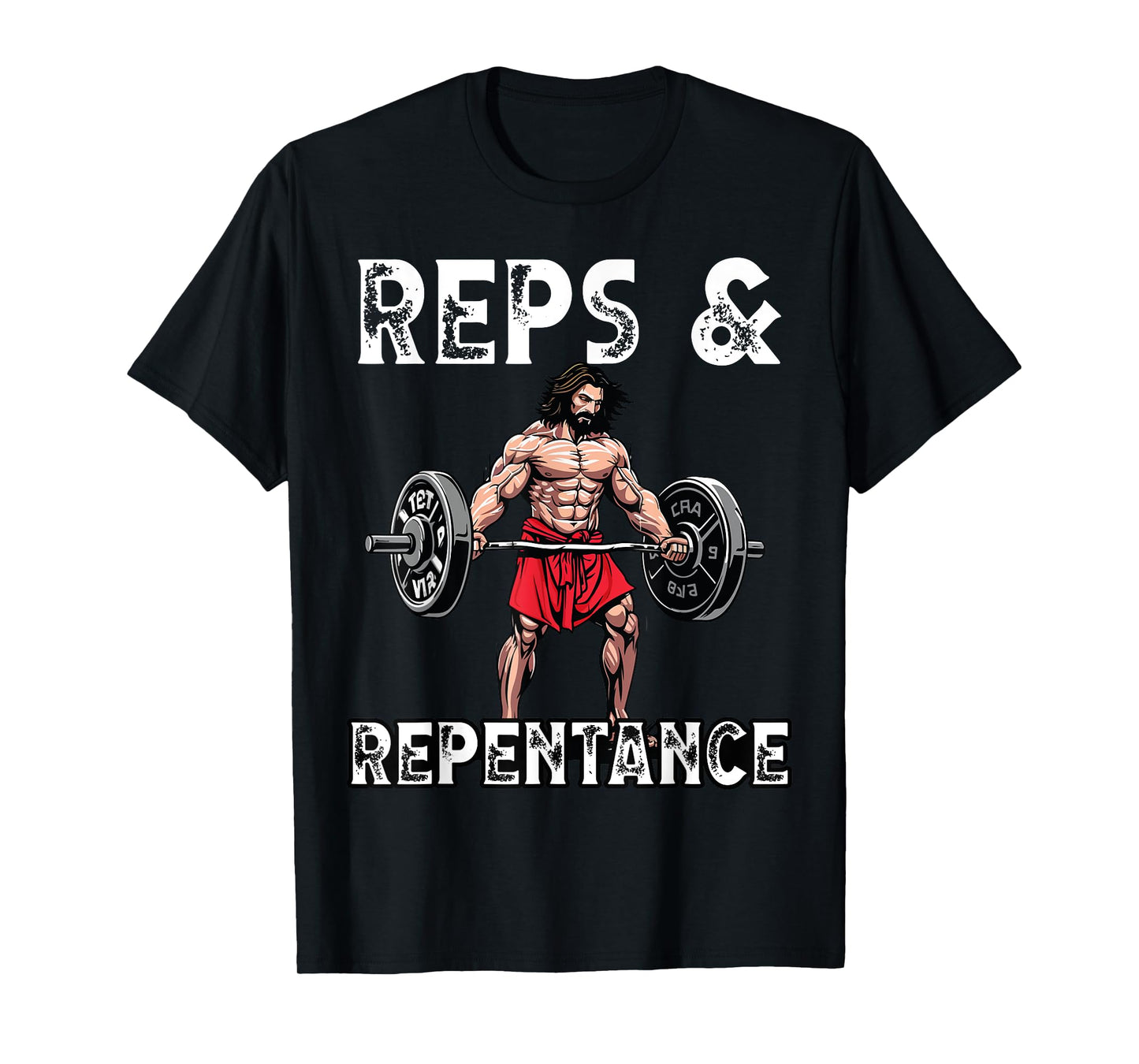 Gym Instructor Christian Beliefs Bodybuilding Jesus Christ T-Shirt