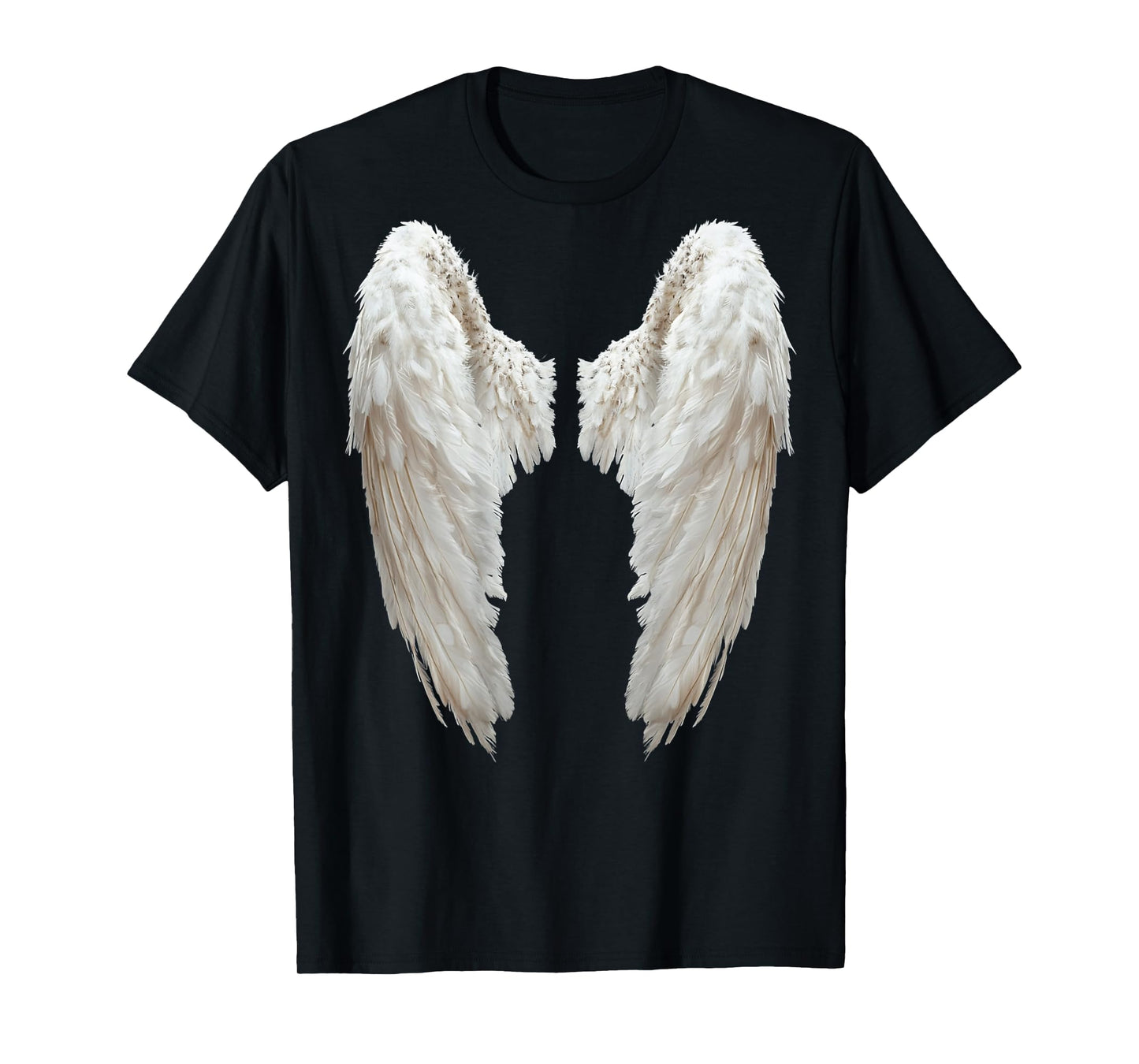 Angel Wings On Back Of T-Shirt