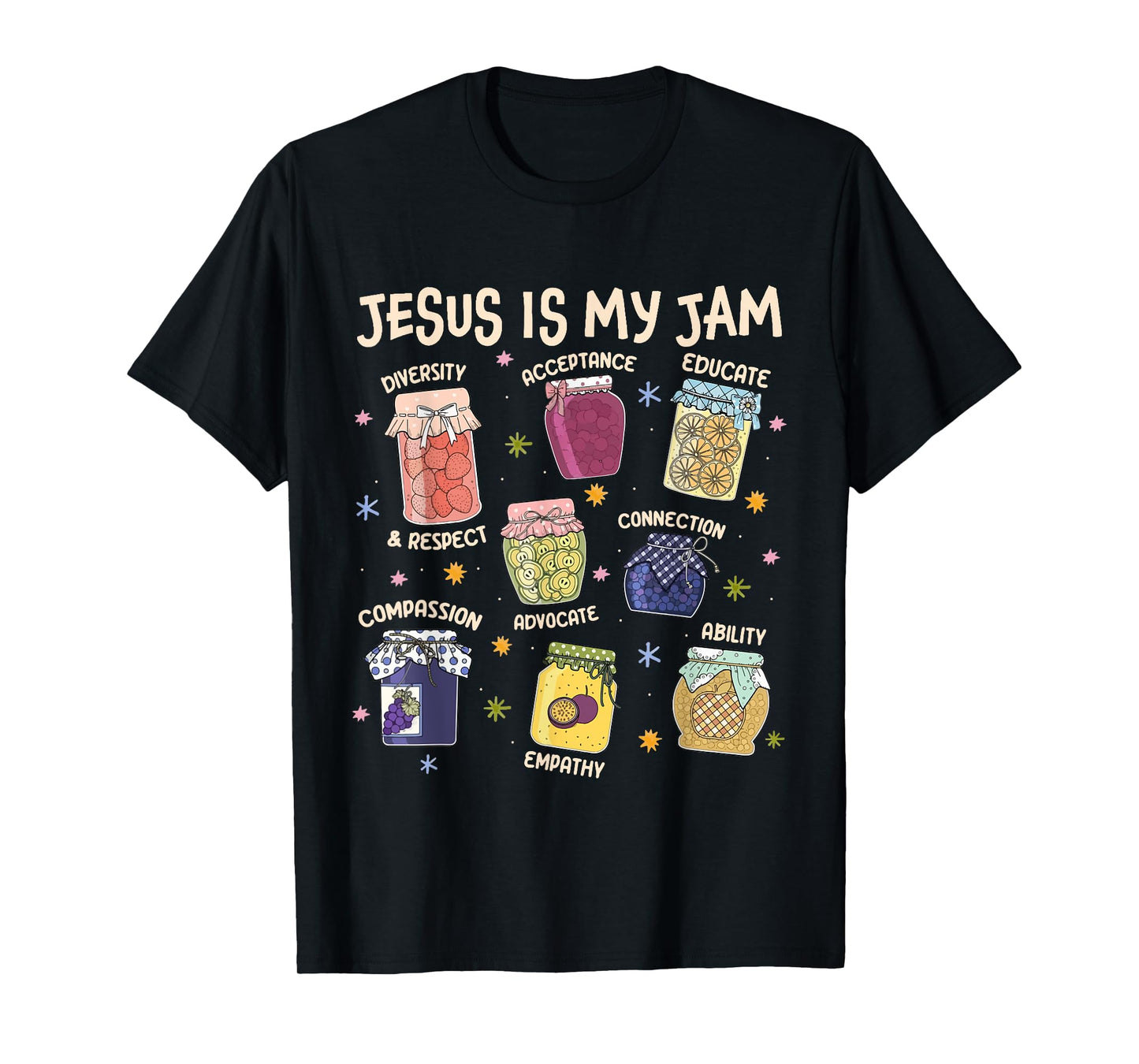 Jesus Is My Jam Christian Jesus Bibble Verse T-Shirt