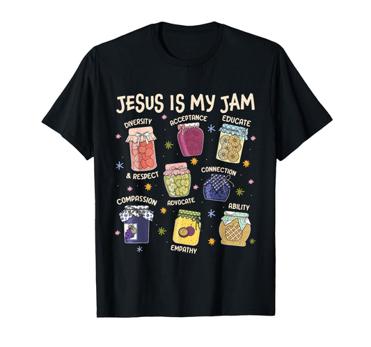 Jesus Is My Jam Christian Jesus Bibble Verse T-Shirt