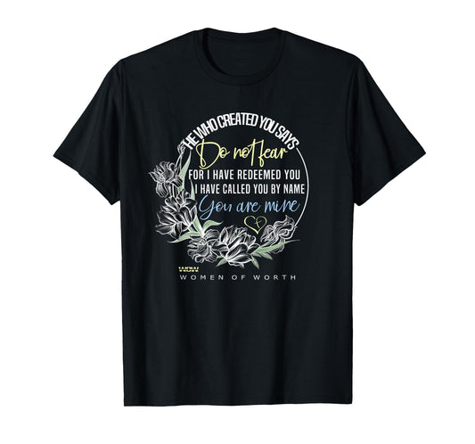 Isaiah 43:1 Bible Verse Do Not Fear T-Shirt