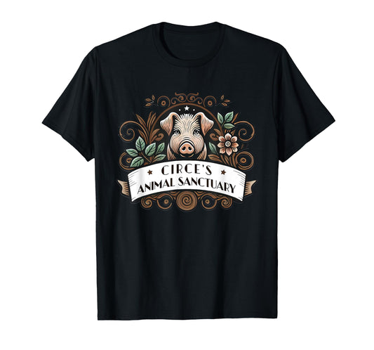 Circe Ancient Greek Goddess Animal Sanctuary T-Shirt