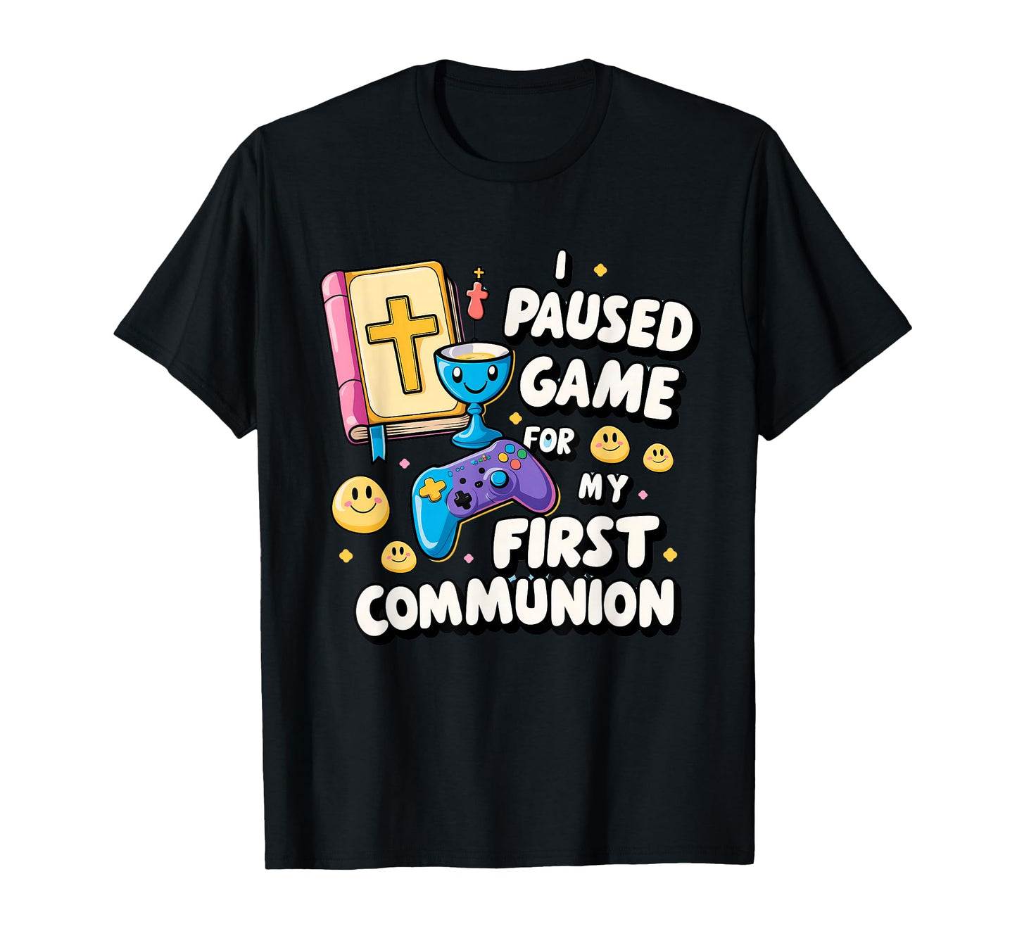 My 1st First Communion Video Game Controller Boys Girls T-Shirt